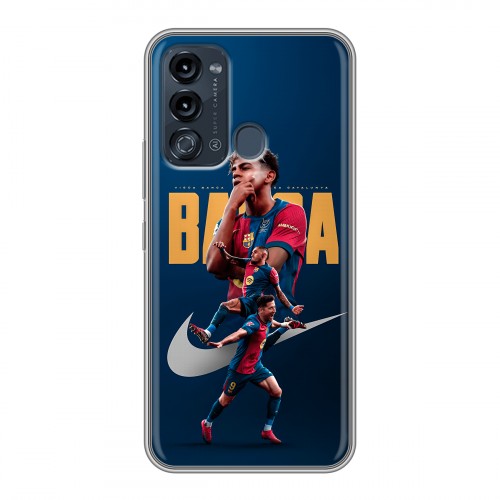 Дизайнерский силиконовый чехол для Itel Vision 3 Барселона Barca Yamal 