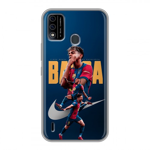 Дизайнерский силиконовый чехол для Itel A48 Барселона Barca Yamal 
