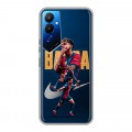 Дизайнерский силиконовый чехол для Tecno Pova 4 Барселона Barca Yamal 