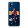 Дизайнерский силиконовый чехол для Xiaomi Redmi A1 Plus Барселона Barca Yamal 