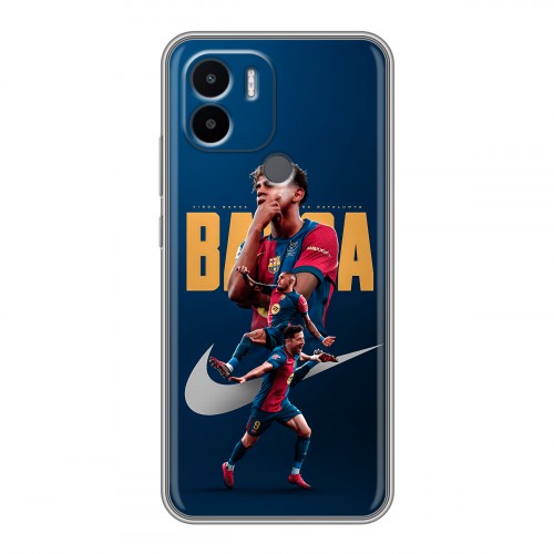 Дизайнерский силиконовый чехол для Xiaomi Redmi A1 Plus Барселона Barca Yamal 