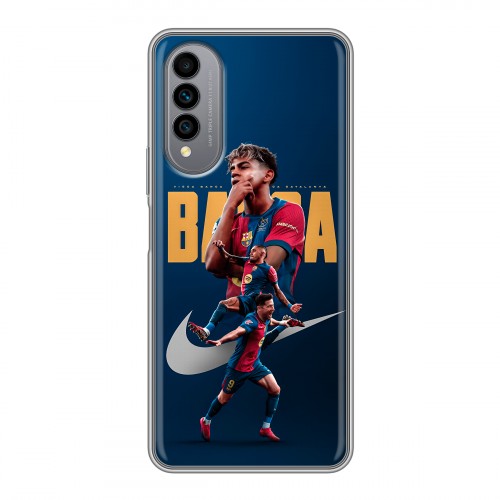 Дизайнерский силиконовый чехол для Wiko T50 Барселона Barca Yamal 