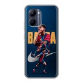 Дизайнерский силиконовый чехол для Realme C33 Барселона Barca Yamal 