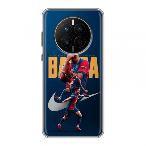 Дизайнерский силиконовый с усиленными углами чехол для Huawei Mate 50 Барселона Barca Yamal 