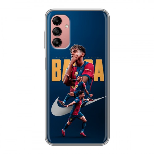Дизайнерский силиконовый чехол для Samsung Galaxy A04s Барселона Barca Yamal 