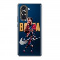 Дизайнерский силиконовый с усиленными углами чехол для Huawei Nova 10 Барселона Barca Yamal 