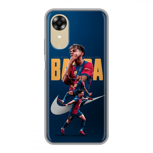 Дизайнерский силиконовый чехол для OPPO A17k Барселона Barca Yamal 