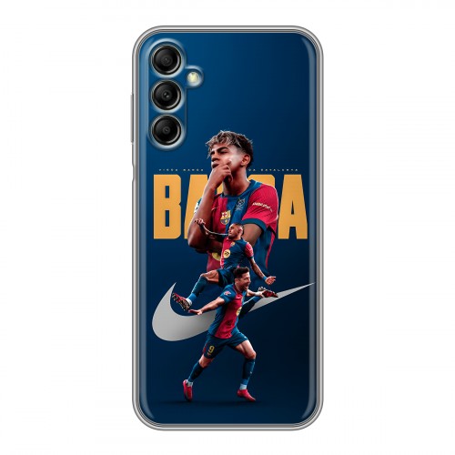 Дизайнерский силиконовый чехол для Samsung Galaxy A14 Барселона Barca Yamal 