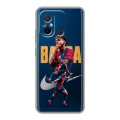 Дизайнерский силиконовый с усиленными углами чехол для Xiaomi RedMi 12C Барселона Barca Yamal 