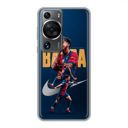 Дизайнерский силиконовый чехол для Huawei P60 Барселона Barca Yamal 