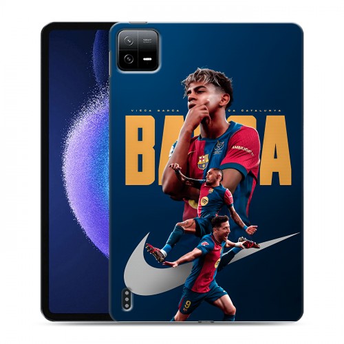 Дизайнерский силиконовый чехол для Xiaomi Pad 6 Барселона Barca Yamal 