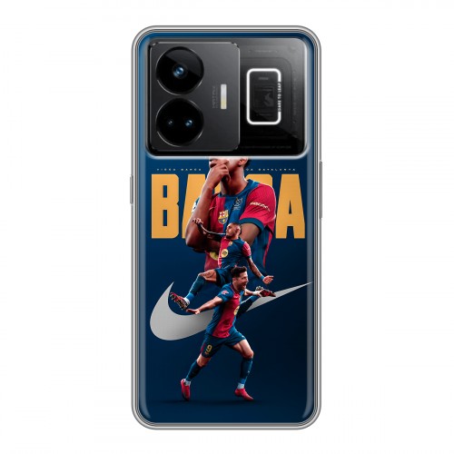 Дизайнерский силиконовый чехол для Realme GT3 Барселона Barca Yamal 