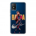 Дизайнерский силиконовый чехол для TCL 403 Барселона Barca Yamal 