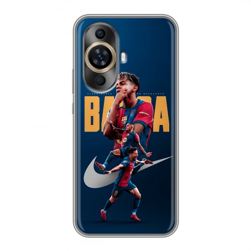 Дизайнерский силиконовый чехол для Huawei Nova 11 Барселона Barca Yamal 