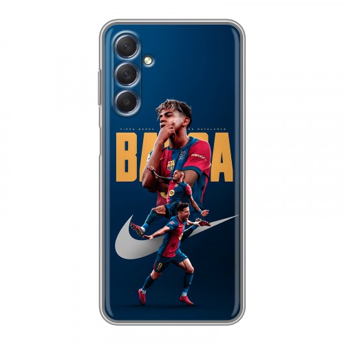 Дизайнерский силиконовый чехол для Samsung Galaxy M54 Барселона Barca Yamal 