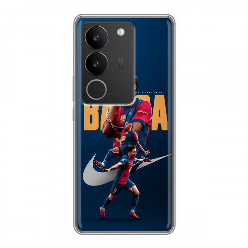 Дизайнерский силиконовый чехол для Vivo S17 Барселона Barca Yamal 