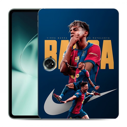 Дизайнерский силиконовый чехол для OnePlus Pad Барселона Barca Yamal 