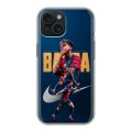 Дизайнерский пластиковый чехол для Iphone 15 Барселона Barca Yamal 