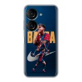 Дизайнерский силиконовый чехол для ASUS ZenFone 9 Барселона Barca Yamal 