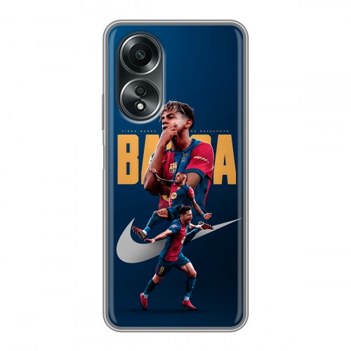 Дизайнерский силиконовый чехол для OPPO A58 4G Барселона Barca Yamal 
