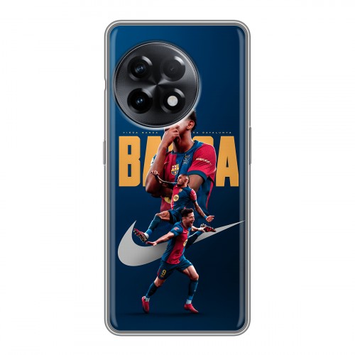 Дизайнерский силиконовый чехол для OnePlus 11R Барселона Barca Yamal 