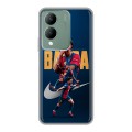 Дизайнерский силиконовый с усиленными углами чехол для Vivo Y17s Барселона Barca Yamal 