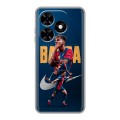Дизайнерский силиконовый чехол для Tecno Spark Go 2024 Барселона Barca Yamal 