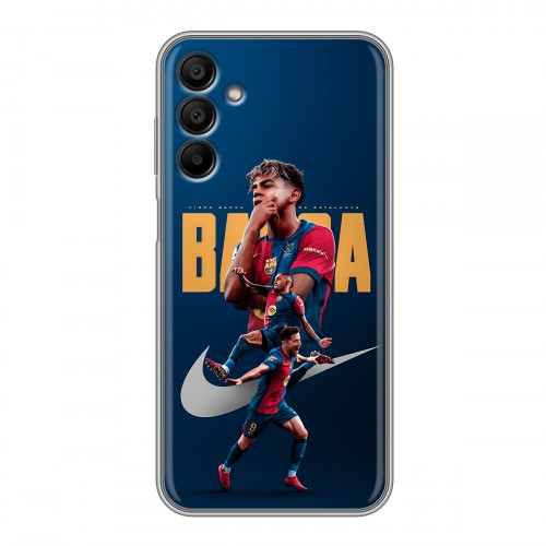 Дизайнерский силиконовый чехол для Samsung Galaxy A15 Барселона Barca Yamal 