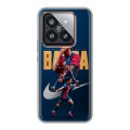 Дизайнерский силиконовый чехол для Xiaomi 14 Pro Барселона Barca Yamal 