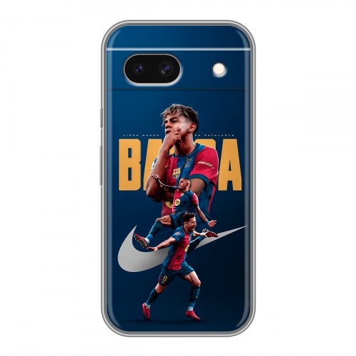 Дизайнерский силиконовый чехол для Google Pixel 8a Барселона Barca Yamal 