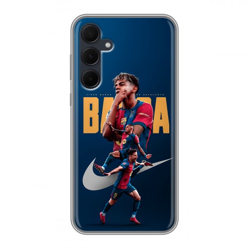 Дизайнерский силиконовый чехол для Samsung Galaxy A35 Барселона Barca Yamal 