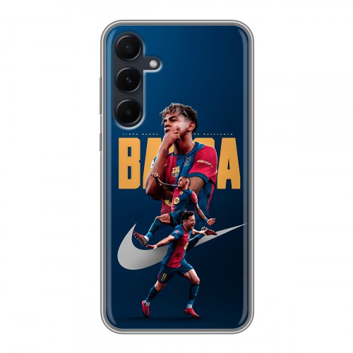 Дизайнерский силиконовый чехол для Samsung Galaxy A55 Барселона Barca Yamal 