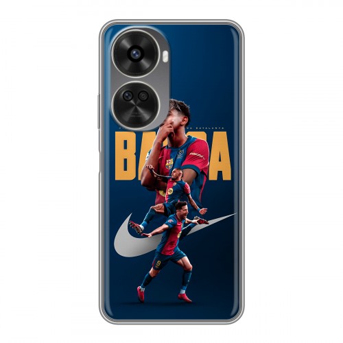 Дизайнерский силиконовый чехол для Huawei Nova 11 SE Барселона Barca Yamal 