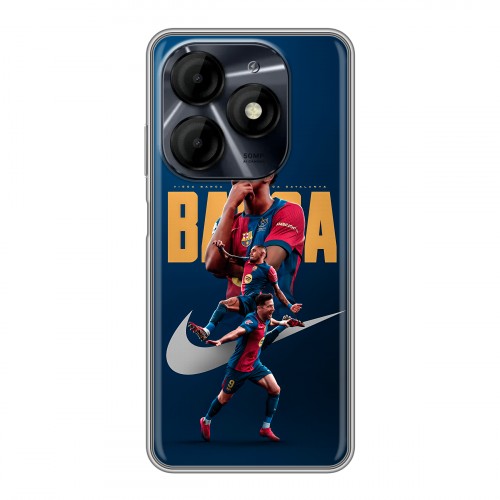 Дизайнерский силиконовый чехол для Itel P55 4G Барселона Barca Yamal 
