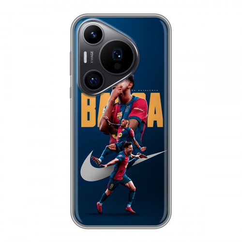 Дизайнерский силиконовый чехол для Huawei Pura 70 Pro Барселона Barca Yamal 