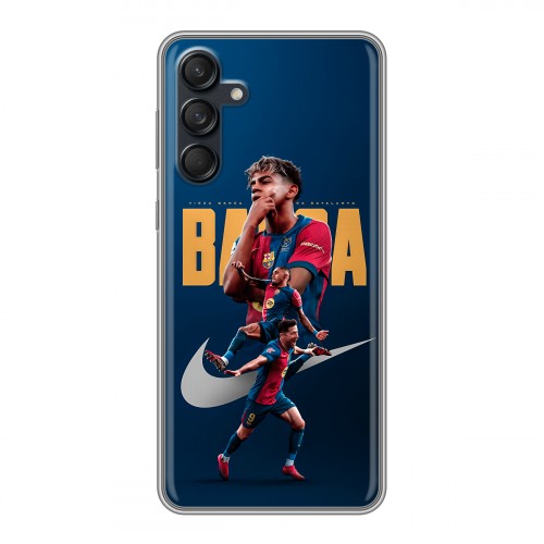 Дизайнерский силиконовый чехол для Samsung Galaxy M55 Барселона Barca Yamal 