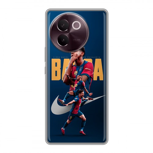 Дизайнерский силиконовый чехол для Vivo V30e Барселона Barca Yamal 