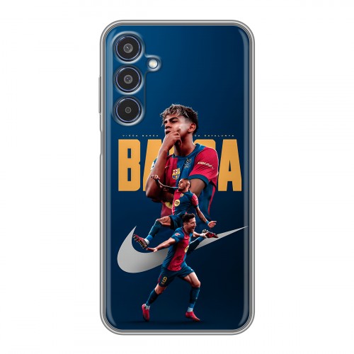 Дизайнерский силиконовый чехол для Samsung Galaxy M35 Барселона Barca Yamal 