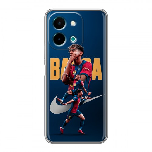 Дизайнерский силиконовый чехол для Vivo Y28 Барселона Barca Yamal 
