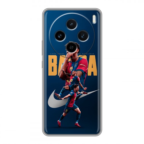 Дизайнерский силиконовый чехол для Vivo X100 Барселона Barca Yamal 