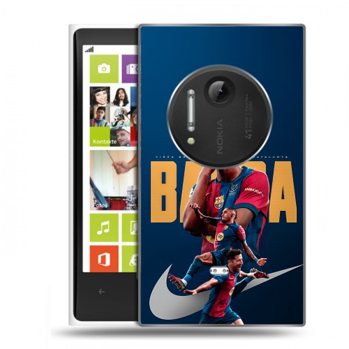 Дизайнерский силиконовый чехол для Nokia Lumia 1020 Барселона Barca Yamal 