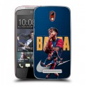 Дизайнерский пластиковый чехол для HTC Desire 500 Барселона Barca Yamal 