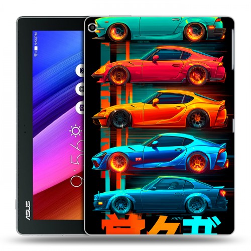 Дизайнерский силиконовый чехол для ASUS ZenPad 10 машины тачки