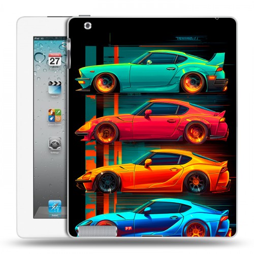 Дизайнерский пластиковый чехол для Ipad 2/3/4 машины тачки