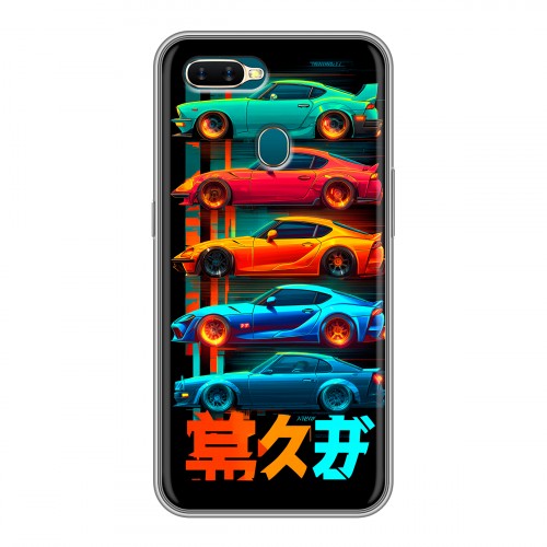 Дизайнерский силиконовый чехол для OPPO AX7 машины тачки