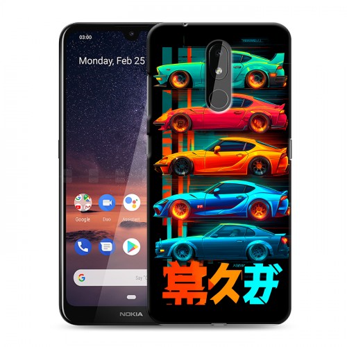Дизайнерский силиконовый чехол для Nokia 3.2 машины тачки