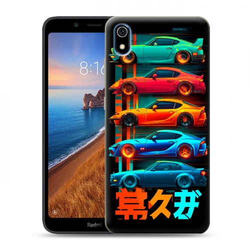 Дизайнерский пластиковый чехол для Xiaomi RedMi 7A машины тачки