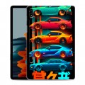 Дизайнерский силиконовый чехол для Samsung Galaxy Tab S7 машины тачки