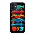 Дизайнерский силиконовый чехол для Iphone 12 машины тачки