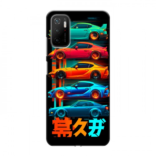 Дизайнерский силиконовый чехол для Xiaomi Poco M3 Pro машины тачки